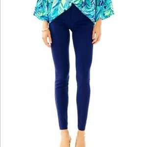 Lilly Pulitzer Chantal navy stretch dinner pants
